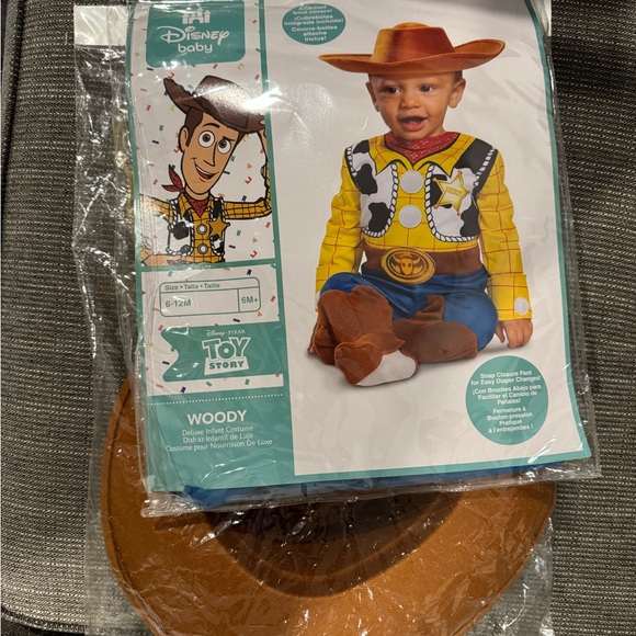Disney Toy Story Woody Costume - Yellow, Brown, Blue - Picture 2 of 2